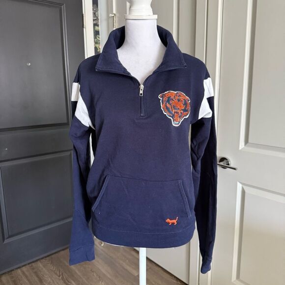 Y2K Victoria’s Secret PINK NFL Collab Chicago Bears Pullover Sweatshirt Size XS - Picture 1 of 6